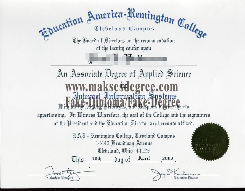 How to buy a fake Purchase a phony Education America Remington College Certificate Degree