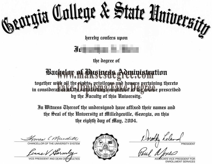 How to buy a fake Purchase a phony Georgia College And State University Diploma Degree