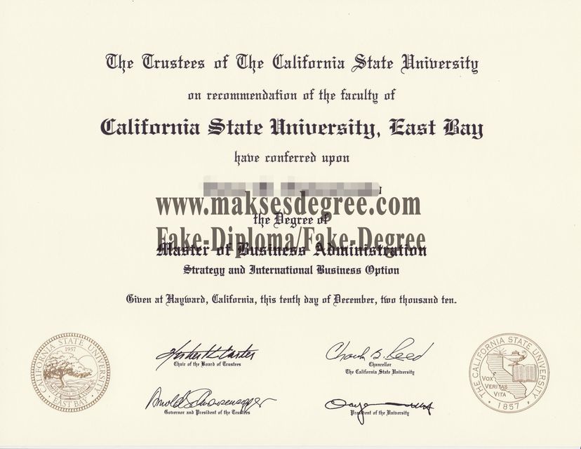 How to buy a fake Purchase fake California state University east bay Diploma Diploma