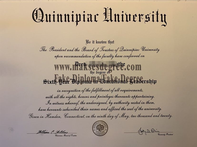 How to buy a fake Quinnipiac University Diploma