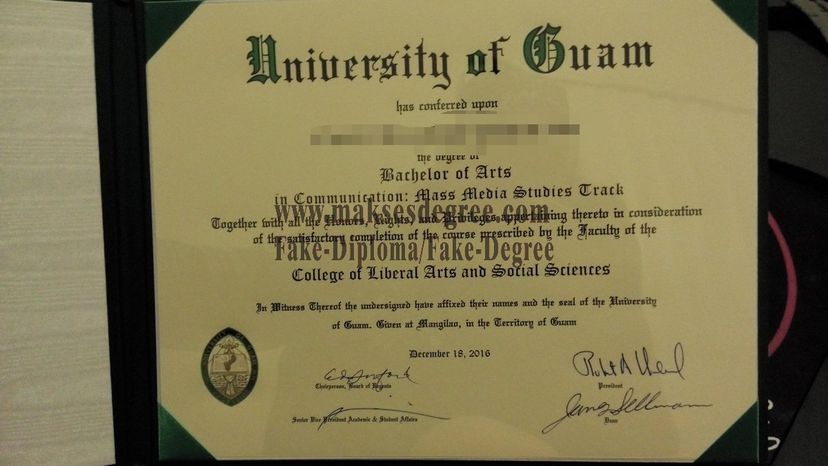 How to buy a fake University of Guam Diploma