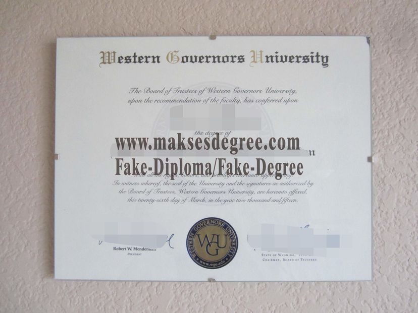 How to buy a fake Western Governors University Degree