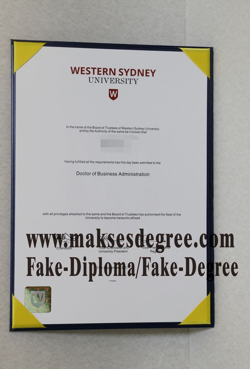 How to buy a fake Western Sydney University Diploma