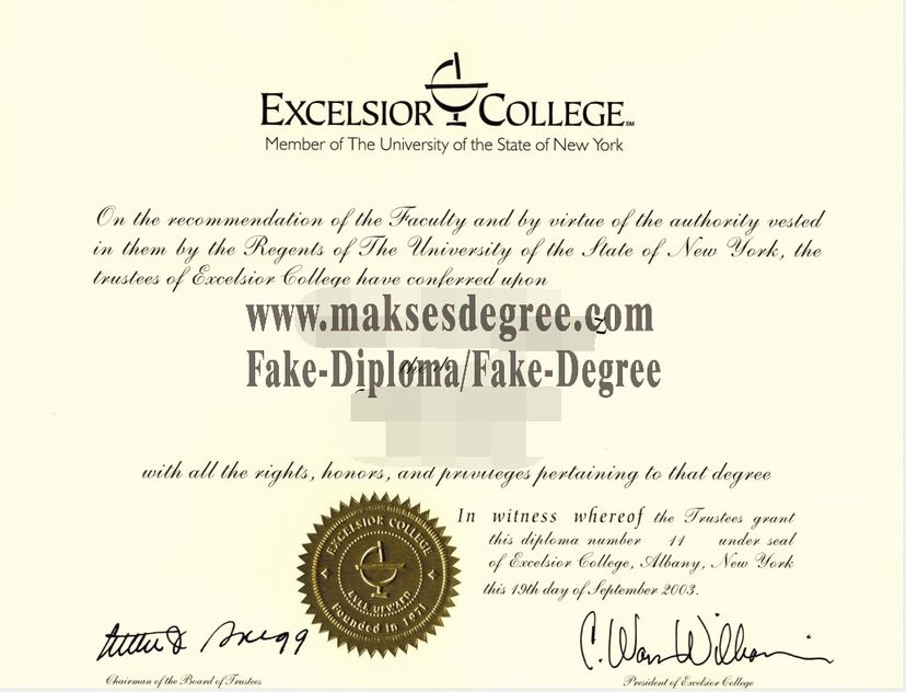 How to buy phony Excelsior College Degree