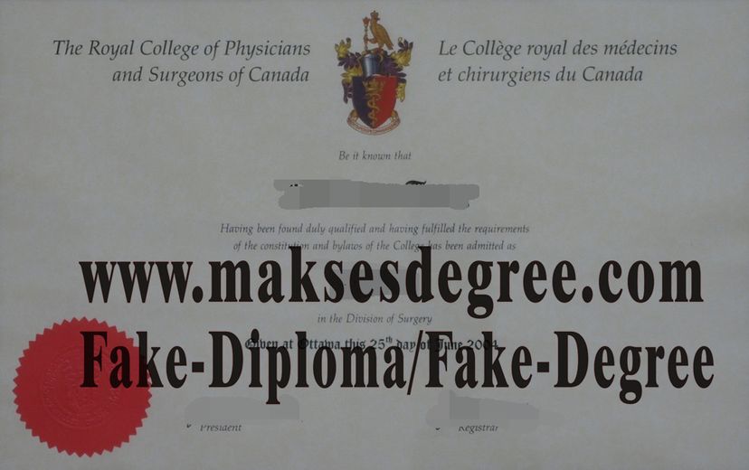 How to buy phony Royal College of Physicians and Surgeons of Canada Degree