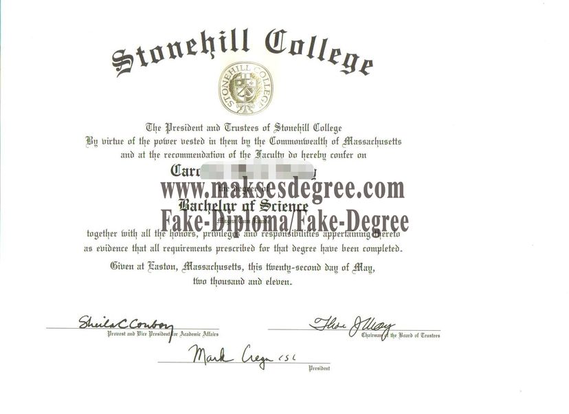 How to buy phony Stonehill College Degree