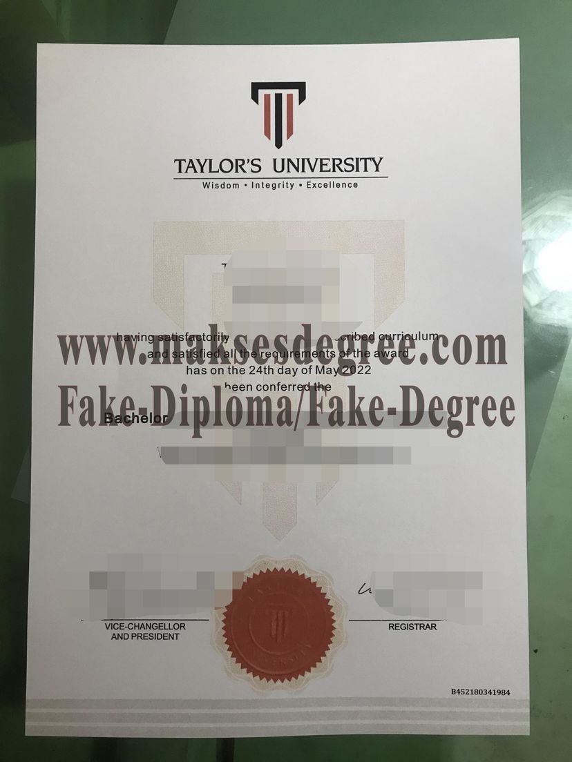 How to buy phony Taylors University Certificate