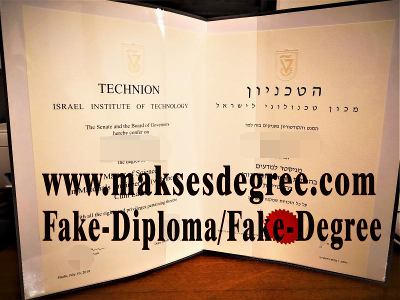 How to buy phony Technion Israel Institute of Technology Degree