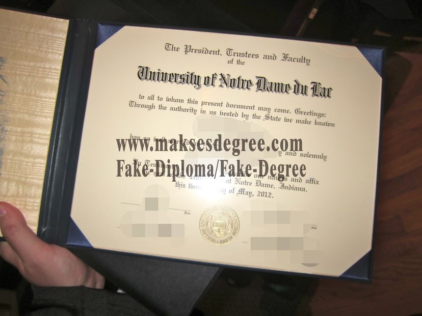 How to buy phony University of Notre Dame Degree