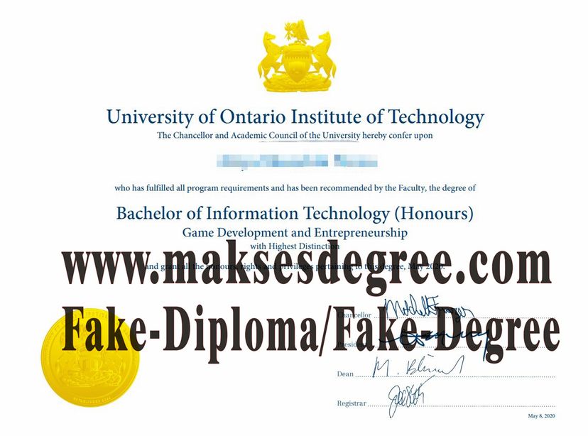 How to buy phony University of Ontario Institute of Technology Certificate