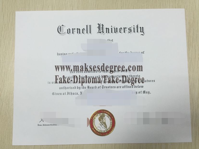 How to create fake Cornell University Degree