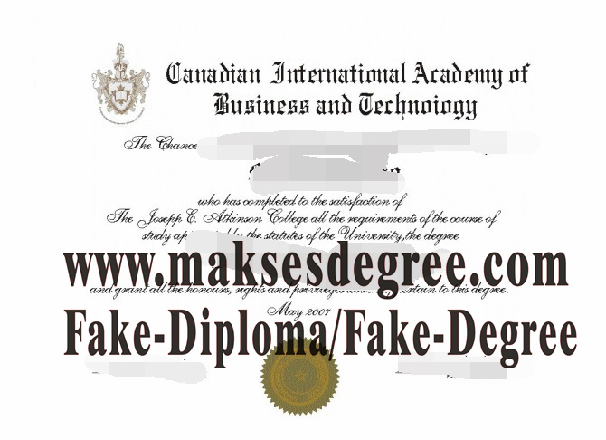 How to create fake International Academy Business and Technology Degree