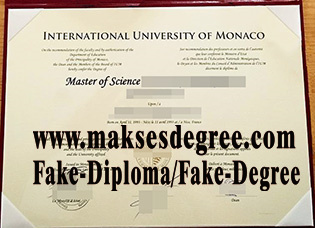 How to create fake International University of Monaco Diploma