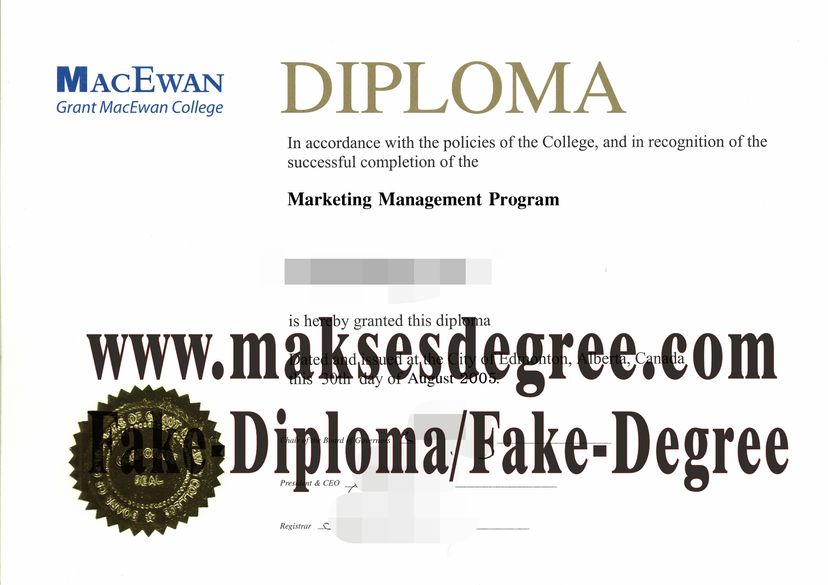 How to create fake Macewan Garant Macewan College Degree