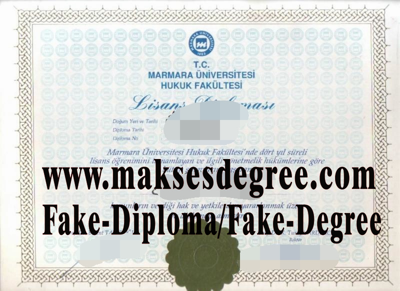 How to create fake Marmara niversitesi Degree