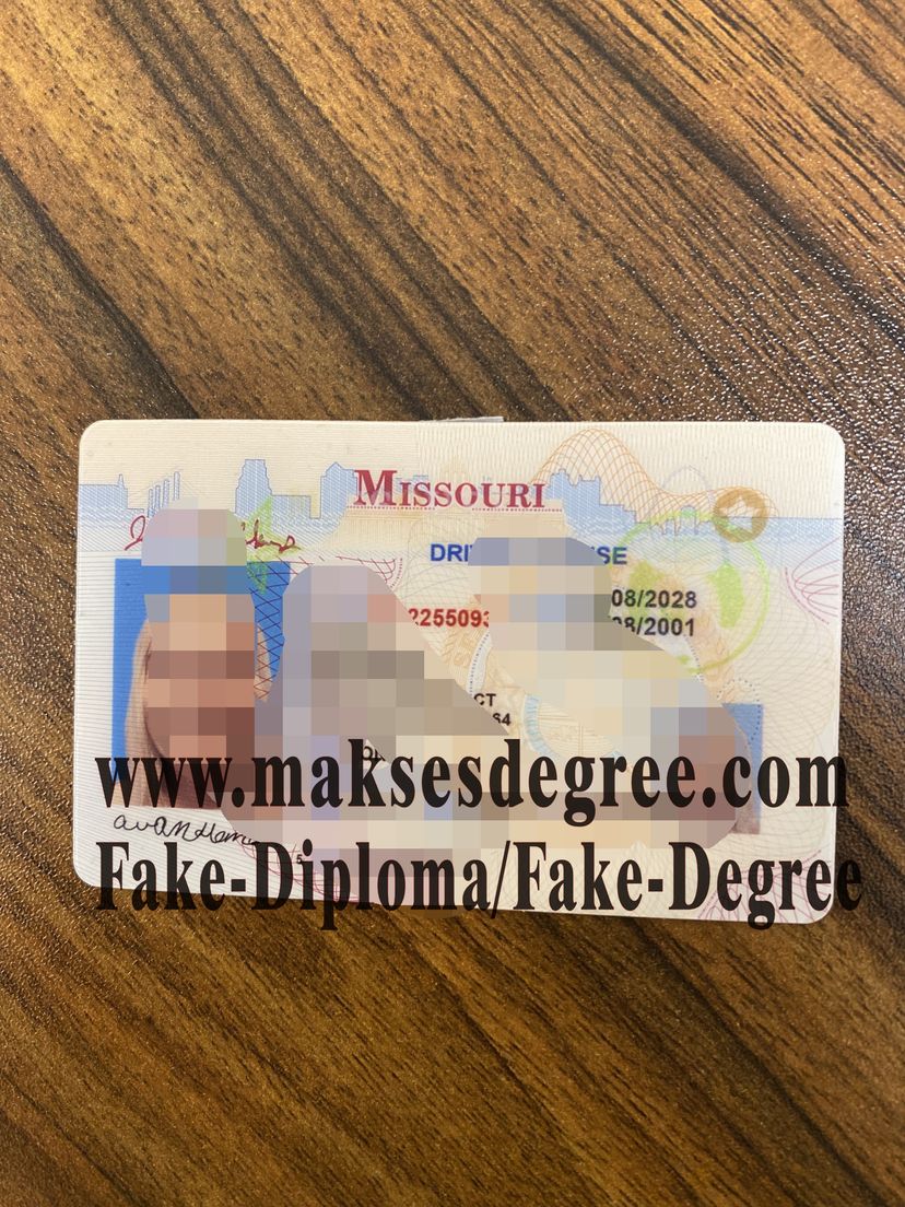 How to create fake Missouri drivers license