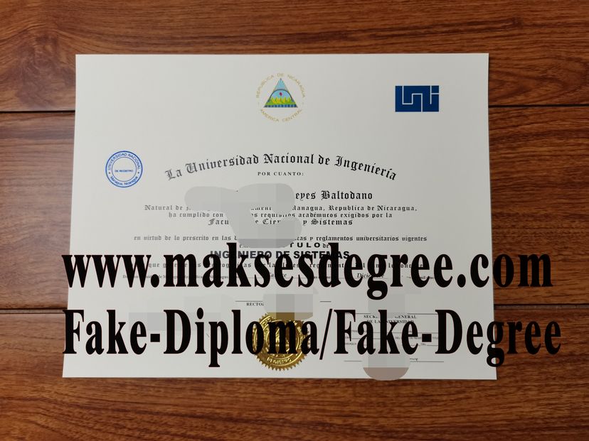 How to create fake National University of Engineering Degree