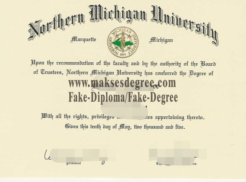 How to create fake Northern Michigan University Certificate