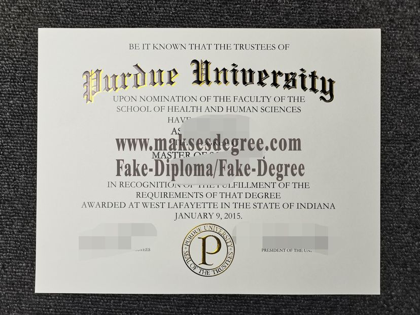 How to create fake Purdue University Certificate