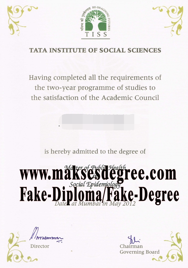 How to create fake Tata Institute of Social Sciences Degree