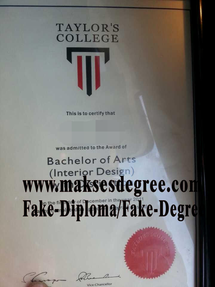 How to create fake Taylors College Degree