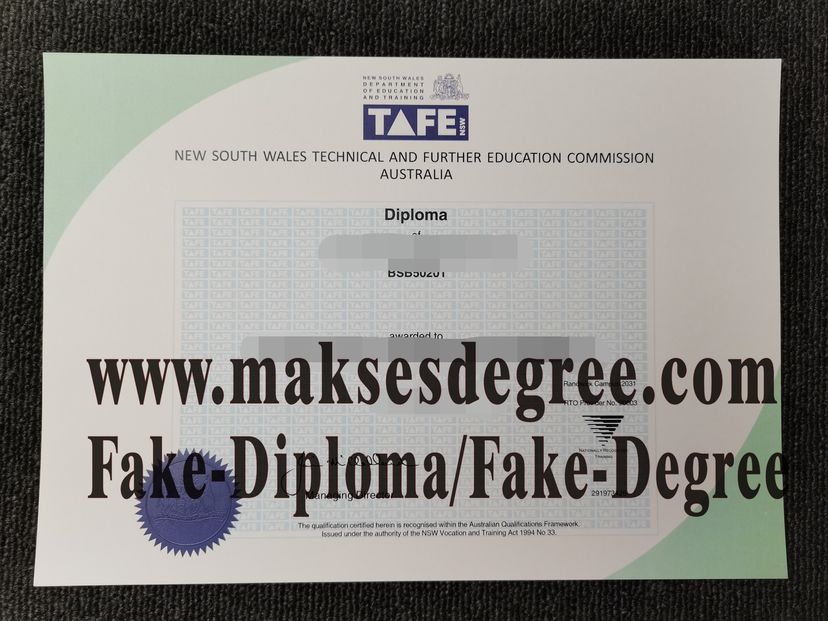 How to create fake Technical and Further Education Diploma