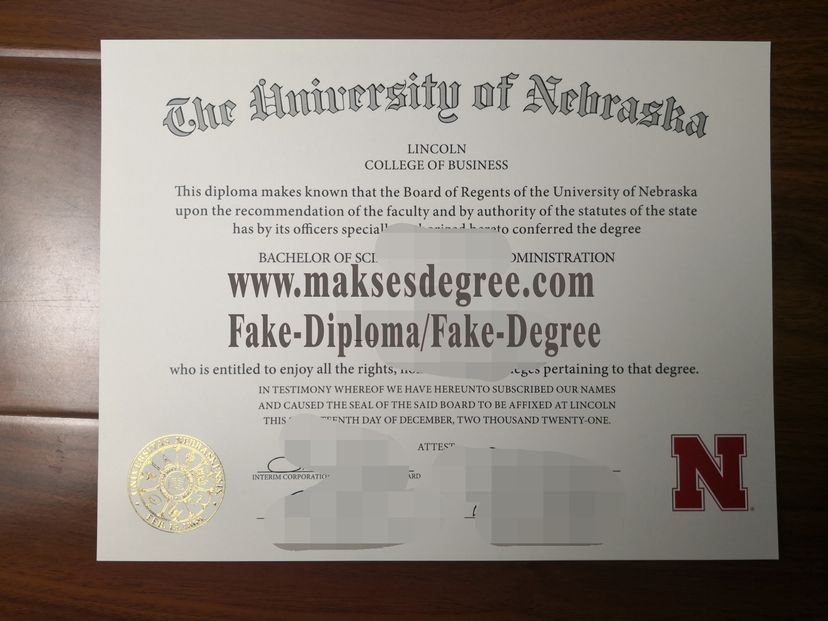 How to create fake University of Nebraska Lincoln Certificate