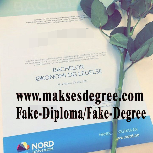 How to create fake University of Nordland Certificate