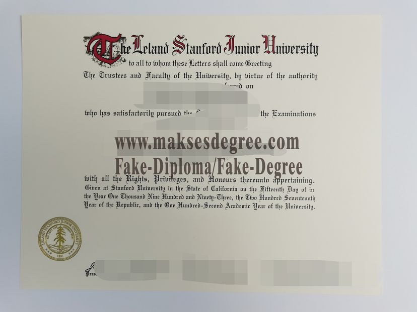 How to create fake leland stanford junior university Certificate