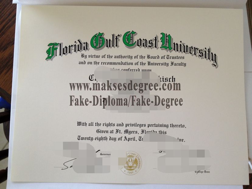 How to order fake Florida Gulf Coast University Diploma