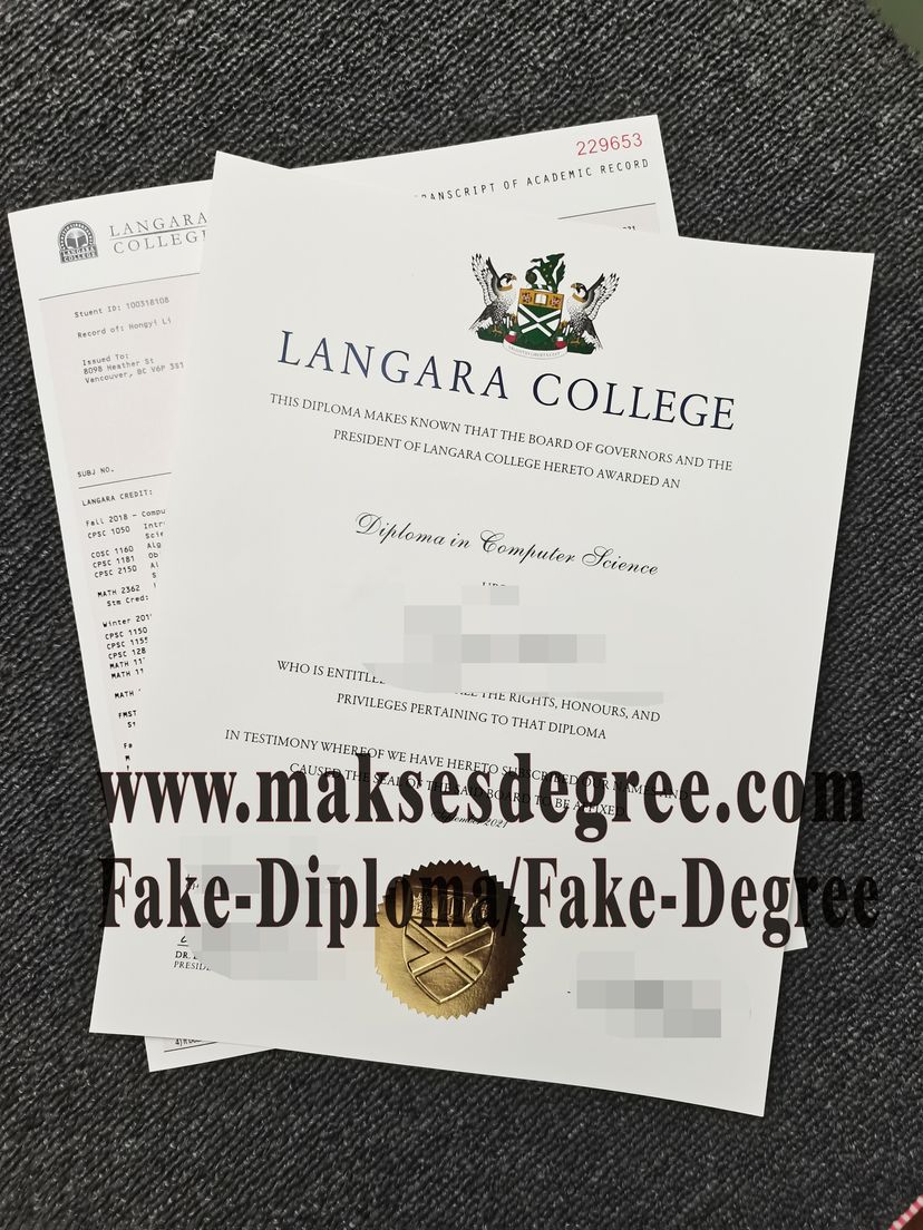 How to order fake Langara College Degree