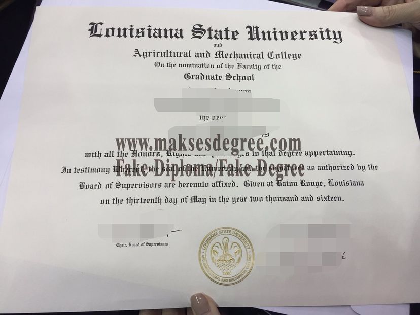 How to order fake Louisiana State University Diploma