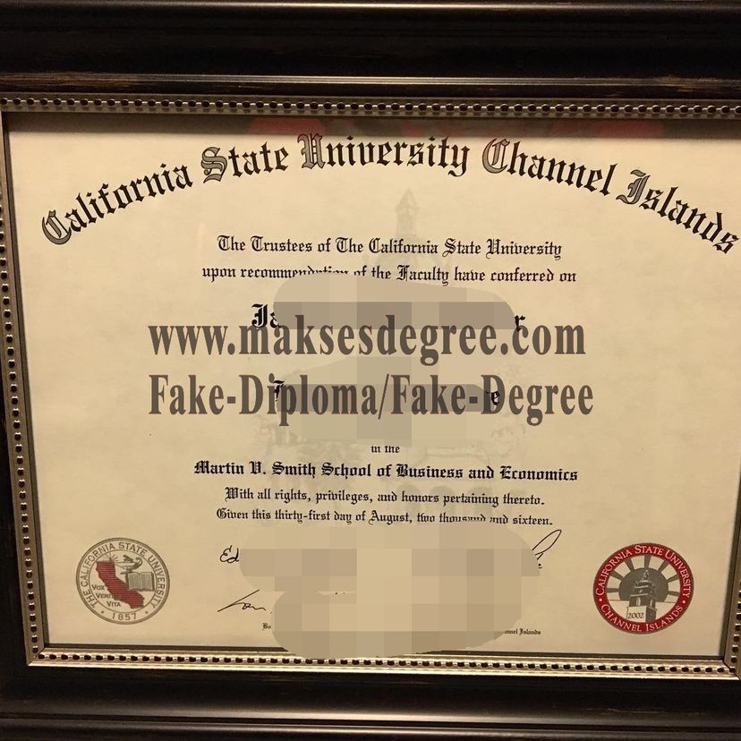 How to order fake Make fake California State University Channel Islands Degree Certificate