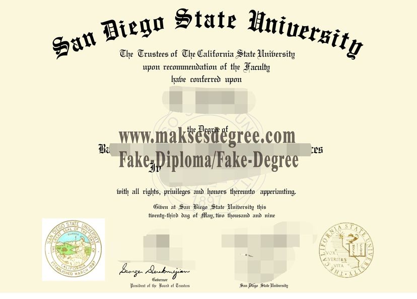 How to order fake San Diego State University Degree