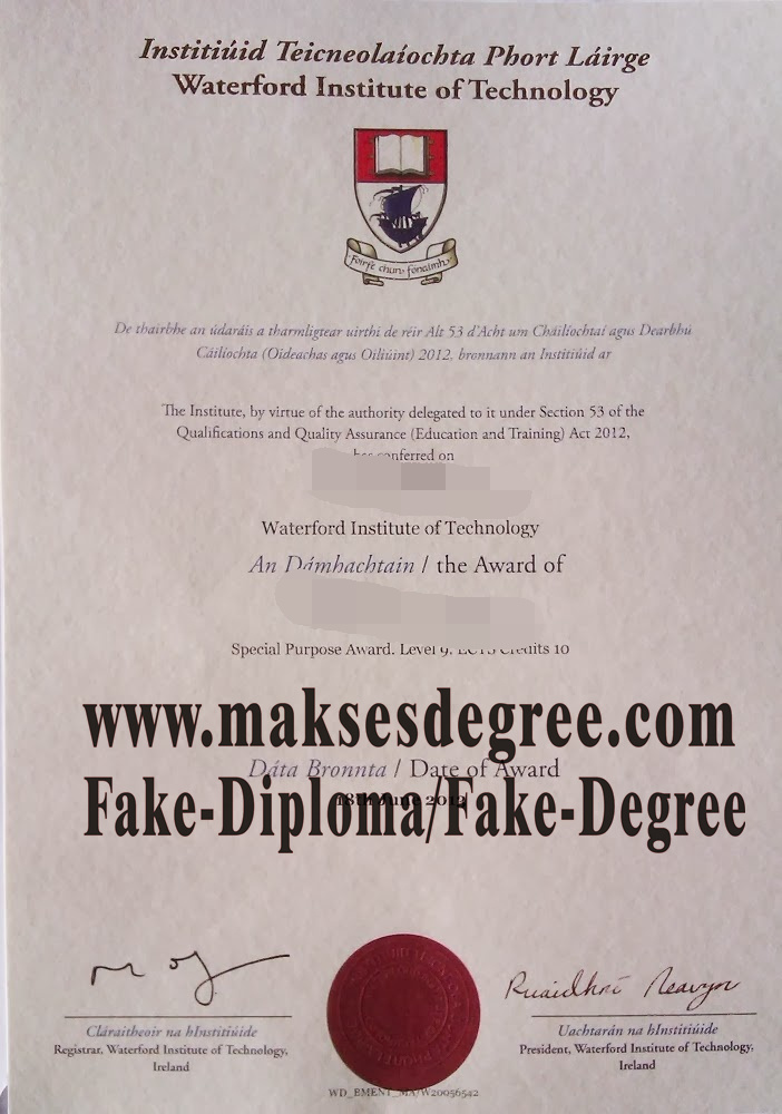 How to order fake Waterford Institute of Technology Diploma