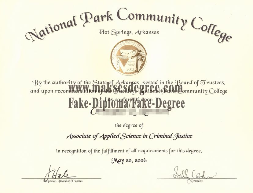 How to purchase a fake National Park Community College Degree