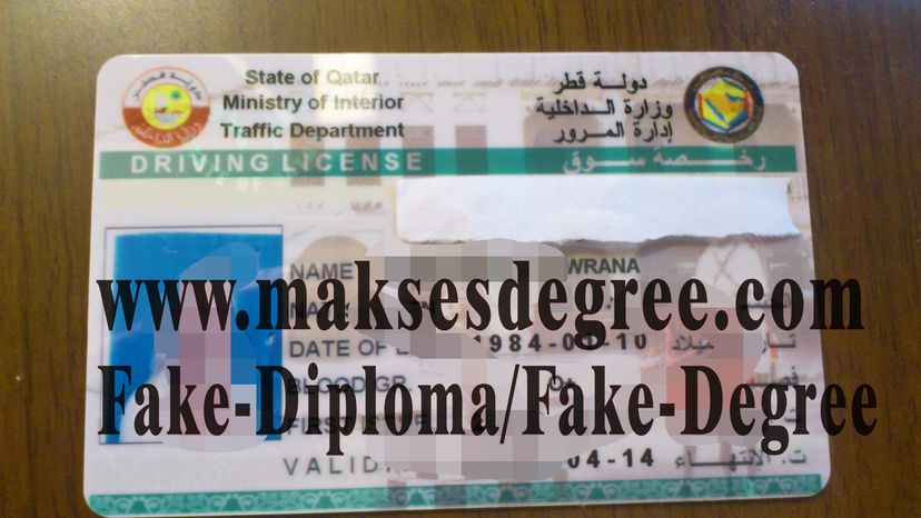 How to purchase a fake Qatar driving license