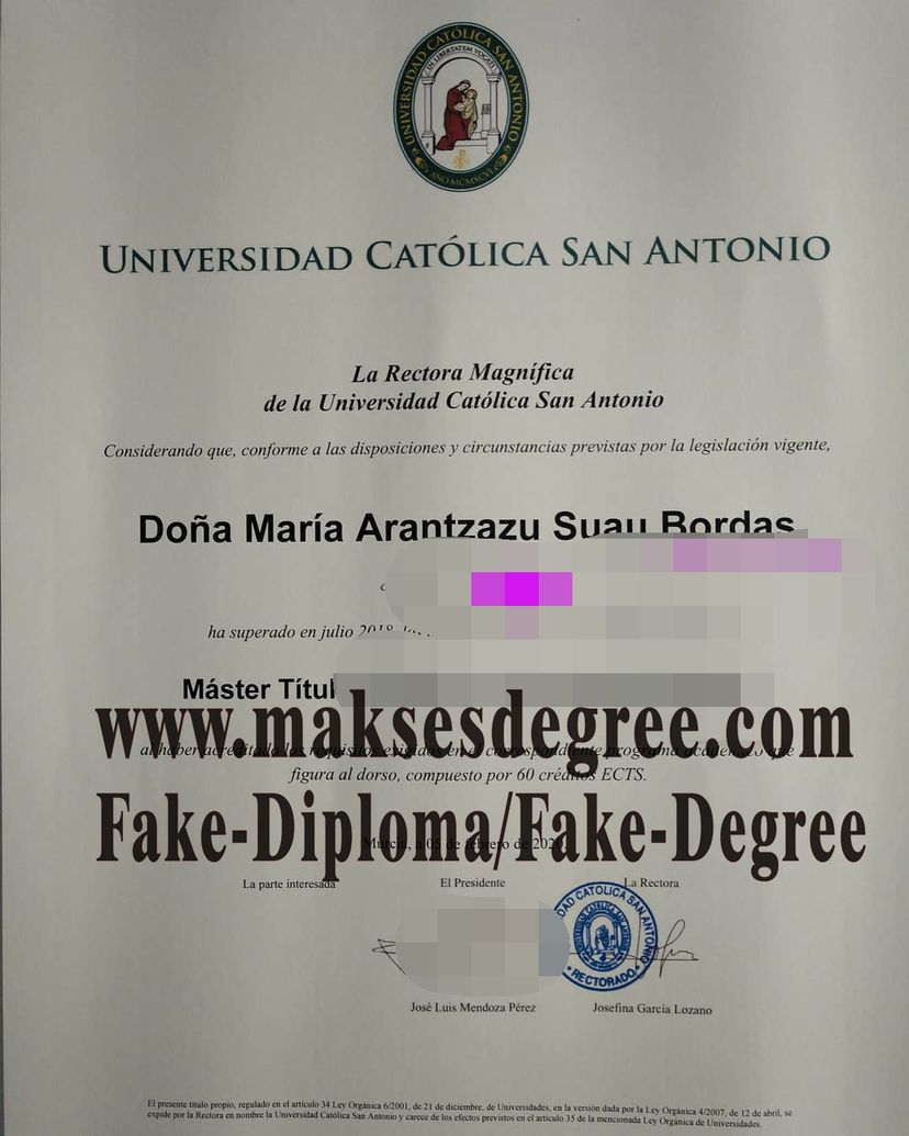 How to purchase a fake UCAM Universidad Católica San Antonio de Murcia Degree