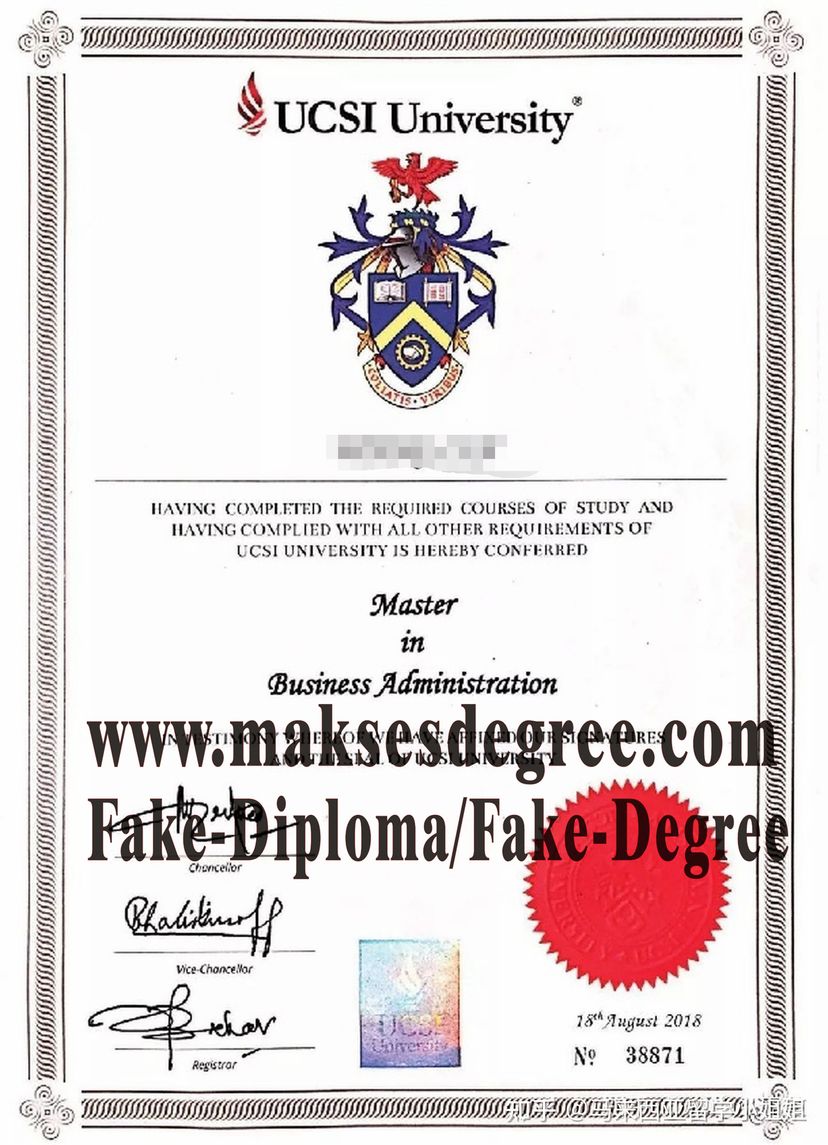 How to purchase a fake UCSI University Certificate