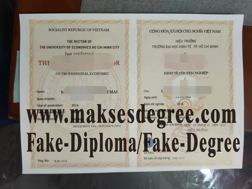 How to purchase a fake University of Economics Ho Chi Minh City Certificate