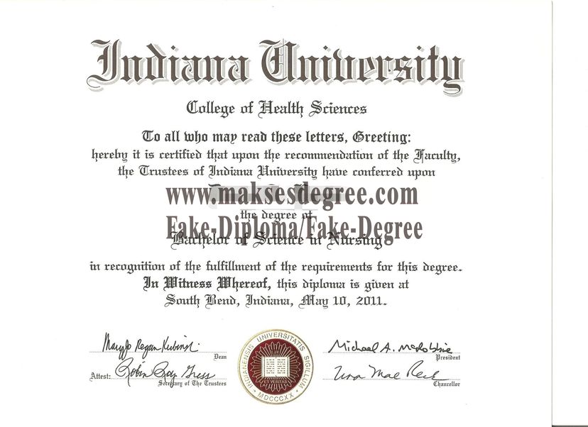 Is it possible to buy fake Indiana University Diploma