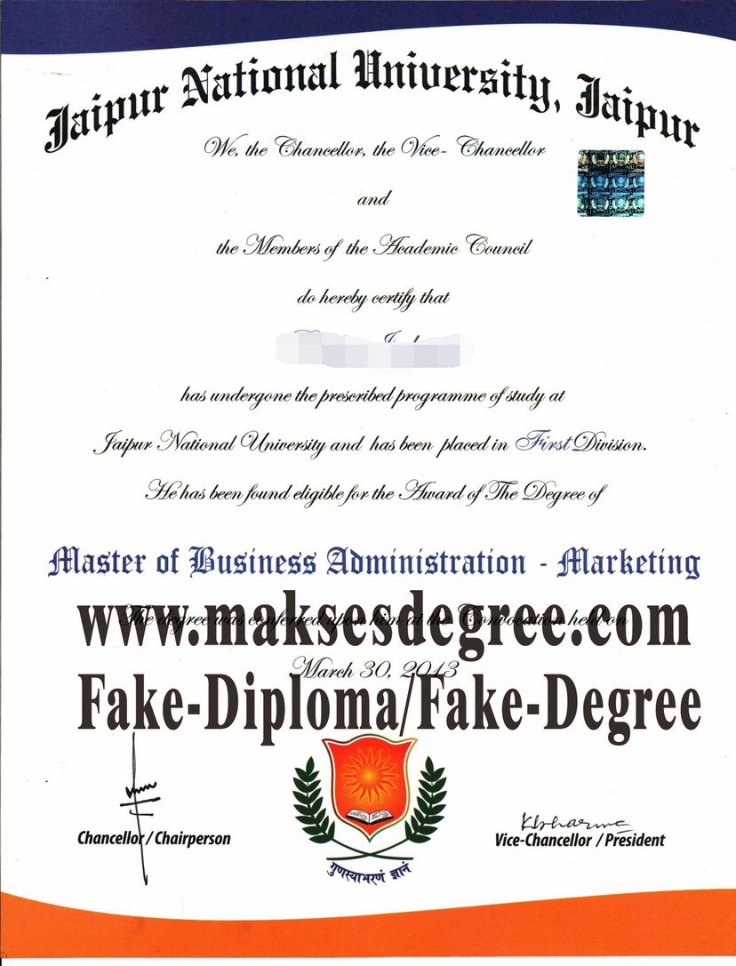 Is it possible to buy fake Jaipur National University Certificate