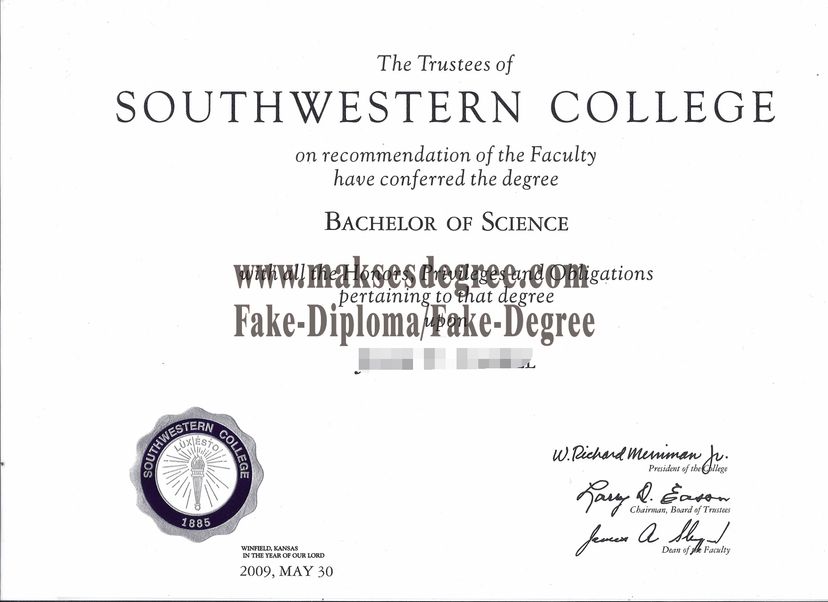 Is it possible to buy fake Southwestern College Diploma