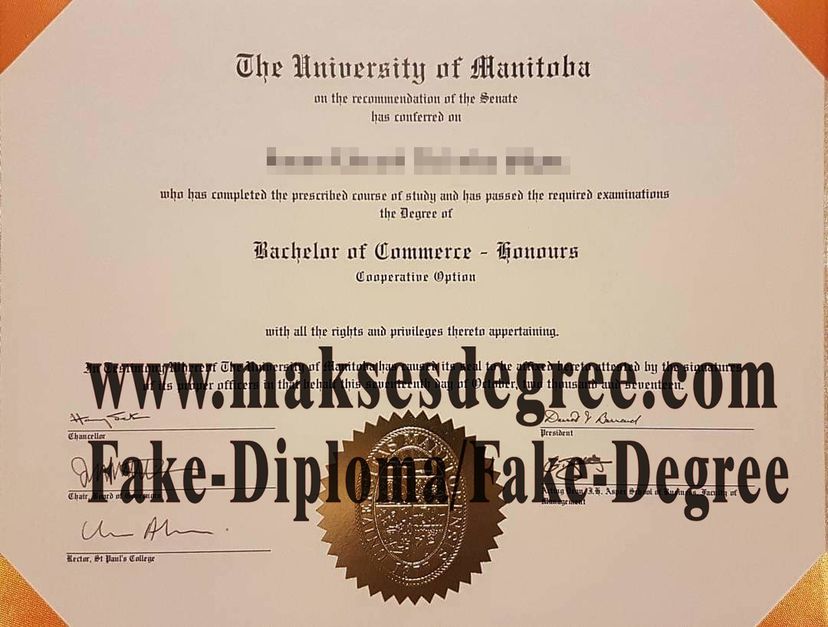 Is it possible to buy fake The University of Manitoba Degree