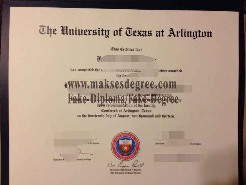 Is it possible to buy fake The University of Texas at Arlington Certificate