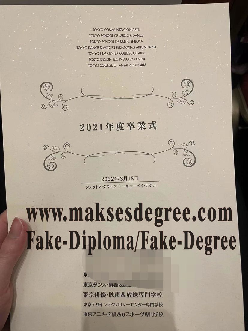 Is it possible to buy fake Tokyo Visual Arts Degree