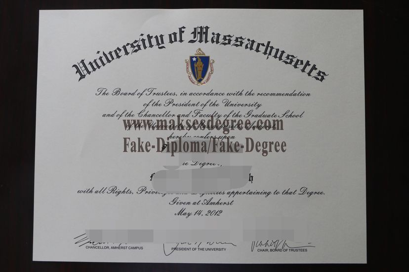 Is it possible to buy fake University of Massachusetts Amherst Certificate