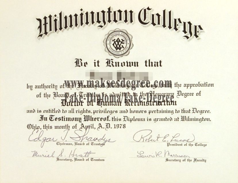 Is it possible to buy fake Wilmington College Degree