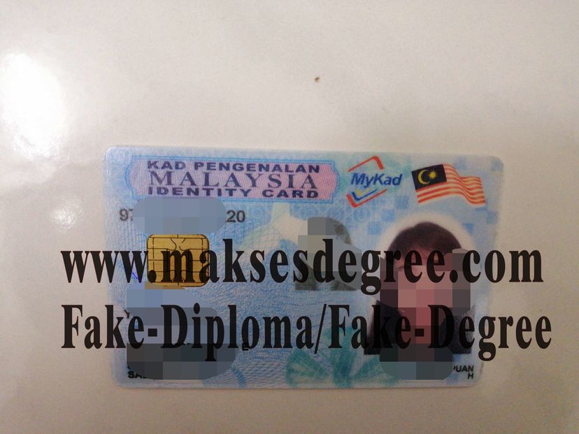 Make fake Malaysia ID card