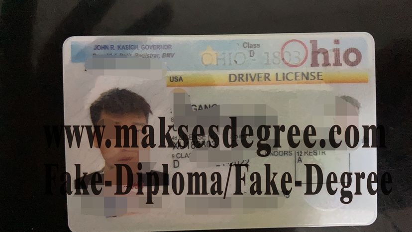 Make fake Ohio drivers license